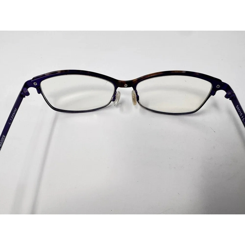 Steve Madden FANCII Eyeglass Frames Only 54-15-135 Purple CV